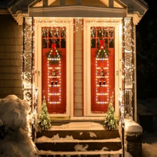 1pc USB Powered Christmas Decorative Ladder Light String, Climbing Ladder Glowing Santa Claus, 8 Color Light Modes, Suitable For Home, Garden, Christmas Tree And Other Scenes, Showcasing Holiday Charm - USB - View 7