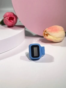 Colorful Finger Ring Thumb Counter With Electronic Digital Display, Sensitive Button One-Click Reset, Ring-Style Wearable Design, For Buddhist Prayer, Chanting, Worship Counting, Venue Crowd Counting, Button Battery Powered, Compact And Lightweight Portable Counting Tool - Multicolor - View 12