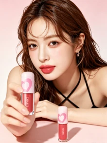 Eunarz Glitter Lip Gloss Tinted Lip Oil Balm Moisturizing Shiny Lip Care Non-Sticky Hydrating Suitable For Dry Lips - #CG05 Currant Jam - View 7