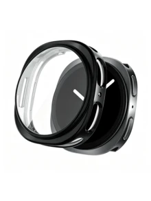 Soft Electroplated Case With Screen Protector Full Coverage Bumper Shell Cover For Samsung Galaxy Watch Case 8/9 40mm 44mm TPU Ultra-Thin Cover Shockproof Scratch-Resistant Anti-Collision Screen Protector Galaxy Watch 8 9 Protective Shell Classic 44mm 40mm Sports Accessories Watch 9 Watch 8 Men/Women, Black/Transparent/Gold/Silver - Full Coverage Shell - View 16