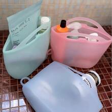 1pc Travel Accessory Suitable For Travel And Outings, New Style Storage Bag With Large Opening Design, Novel Style Women's Makeup Bag, Stationery Pouch, Large Capacity Toiletry Bag - Multicolor - View 1