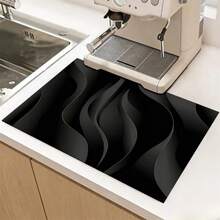 1pc 2D Design Printed Rubber Oven Top Mat - Non-Slip, Heat-Resistant, Scratch-Resistant, Washable Design, For Glass Ovens, Toasters, Washing Machines, And Dryers, For Home Decor - Multicolor - View 14