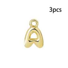 3pcs Bubble A-Z English Letter Charm Pendants, Suitable For DIY Necklace, Bracelet, Earring, Keychain, Jewelry Making Supplies, Valentine's Day Gift, Daily Versatile - Pendants - View 16