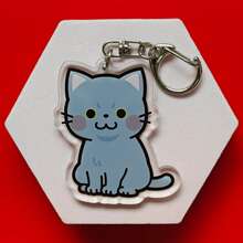 Various Cute Cartoon Cat Breeds Acrylic Keychain Series Cute Cartoon Keyring Bag, Suitcase Accessory Phone Pendant Car Ornament. - Multicolor - View 20