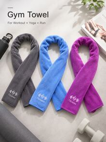 Handuk Olahraga Penyerap Keringat, Tersedia dalam 2 Ukuran, Terbuat dari Kain Mikrofiber, Desain Tepi Panjang, Lembut saat disentuh, Efektif menyerap keringat, Cocok untuk Gym, Lari, dan Olahraga Dalam/Luar Ruangan Lainnya - MultiWarna - View 1