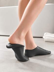 1Pair Silicone Moisturizing Foot Socks, Reusable Socks For Dry Cracked Heels, Soften Rough Skin Foot - Multicolor - View 4