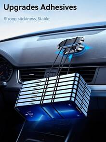 Strong Magnetic Adsorption 360° Rotating Car Phone Holder, Metal Magnetic Phone Navigation Mount, Suitable For All Smartphones And Tablets - A - View 3