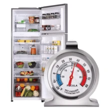 2 Pack Refrigerator Thermometer, -30~30°C/-20~80°F, Classic Fridge Thermometer Large Dial With Red Indicator Thermometer For Freezer Refrigerator Cooler - View 6