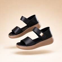 Women Flat Sandals - Black - View 1