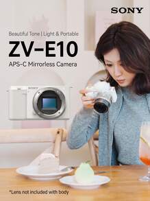 Sony ZV-E10 Black Mirrorless Camera | APS-C 24.2MP | Real-Time Eye AF | 3 Skin Softening Modes | Side-Opening Touchscreen | Optimized For Vlogging And Live Streaming - View 12