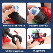 Wrist-Mounted Sticky Ball Dart Target, Casual Throwing Competition Toy Set, Outdoor Yard Parent-Child Interactive Fun Battle Game Prop - Multicolor - View 10
