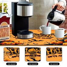 1pc Dish Drying Mat, Coffee Machine Mat, Halloween Theme Dish Drying Mat, Absorbent And Quick-Drying, Suitable For Dining Table And Kitchen, Creative Pumpkin And Bat Pattern, Atmospheric Tabletop Decor Mat, Holiday Item To Keep Countertop Clean, Multi-Purpose Drying Mat, Home Gift, Tabletop Decoration - XYLSD-982 - View 10