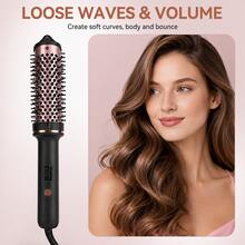 2-In-1 Multifunctional Curling Iron & Straightener, Negative Ion Hair Curler, Wet & Dry Use, Unisex Gift, Unique Gift, Cool Gift, Women's Gift, Gift Set - Black - View 6