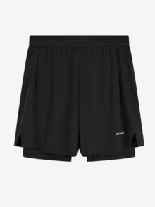 CAMEL CROWN Men's New Summer Quick-Dry Sports Shorts, Loose Layered Design Athletic Pants, Suitable For Fitness And Running - Phantom Black - View 5