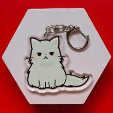 Various Cute Cartoon Cat Breeds Acrylic Keychain Series Cute Cartoon Keyring Bag, Suitcase Accessory Phone Pendant Car Ornament. - Multicolor - View 14