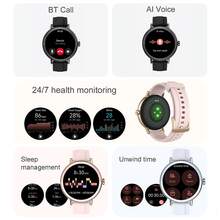 Microwear DR05 Smart Watch, Bluetooth Calling, IP68 Waterproof, Pedometer, Music Control, Remote Camera, 100 Sports Modes, Compatible With IOS And Android, Equipped With 290mAh Battery - Pink - View 3