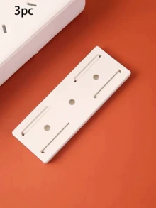 Self-Adhesive No-Drill Power Outlet Holder - Easy Installation, Wall-Mounted Cable Organizer, Suitable For Desktops And Home Offices, Desktop Cable Holder, Multi-Function Hook - Multicolor - View 13