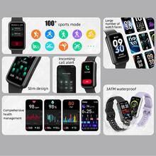 Dymonde Reloj inteligente IDB05, compatible con llamadas Bluetooth, podómetro, control de música, cámara remota, alarma, linterna, resistente al agua 3ATM, compatible con 100 tipos de deportes, compatible con teléfonos Android/iOS, compacto y portátil adecuado para hombres y mujeres - Rosa - Ver 4