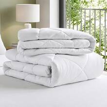 Ultra Soft Quilted Duvet – Lightweight All-Season Comforter With Diamond Stitching, Cozy Machine Washable Bedding For Bedroom, Home, Hotel & Dorm - White - View 5