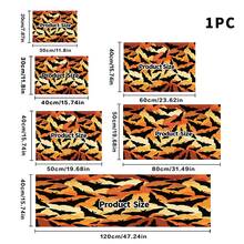 1pc Absorbent Bat Pattern Table Mat, Coffee Machine Mat, Halloween Home Kitchen Dish Drying Mat, Tabletop Protector, Creative Holiday Atmosphere Coaster, Multi-Scenario Kitchen Drain Mat, Multi-Purpose Drying Mat, Home Gift, Desktop Decoration - XYLSD-1003 - View 8