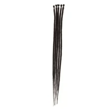 24-Inch Thin 0.6cm Synthetic Dreadlock Extensions - 1/6/8 Packs Crochet Hair Extensions For Reggae, Hip-Hop, Halloween, And Christmas - Soft, Handmade, 5 Strands Locs Dreads For Hair Styling - Multicolor - View 15