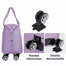 Rolling Travel Bags - Black - View 6