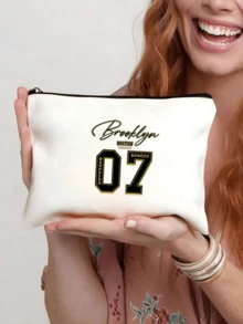 1件/2件裝「Brooklyn」07 個性化數字印花棒球帽與斜挎包套裝，街頭時尚戶外運動平帽簷帽與單肩包，可調節，適合日常穿著與送禮 - 彩色 - 查看 11