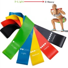 5pcs Resistance Bands, Workout Bands, Suitable For Women's Hips And Legs. A Training And Fitness Band For Home Gym Workout Equipment - Multicolor - View 1