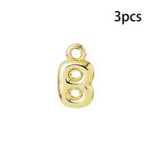 3pcs Bubble A-Z English Letter Charm Pendants, Suitable For DIY Necklace, Bracelet, Earring, Keychain, Jewelry Making Supplies, Valentine's Day Gift, Daily Versatile - Pendants - View 17