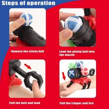 Wrist-Mounted Sticky Ball Dart Target, Casual Throwing Competition Toy Set, Outdoor Yard Parent-Child Interactive Fun Battle Game Prop - Multicolor - View 9