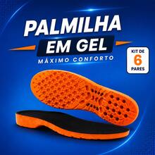 Palmilha Gel P.u Macia Confortável Trekday Confortável para Ficar Muito Tempo em Pé Bota Sapato Botina Tênis Descanso para os Pés - 2 PARES - Visão 9
