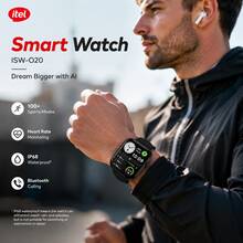 Black Smart Watch With 2 Straps, 2.04 Inch HD Display, Bluetooth Calling, IP68 Waterproof, AI Watch Face, Heart Rate And Sleep Monitoring, Multiple Sports Modes, 5-10 Days Battery Life - View 4