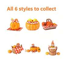ZURU My Mini Pumpkin Sweetheart Blind Box, Mini Doll Cradle Scene DIY Assembly Set, Miniature Collectible Playset - Multicolor - View 6