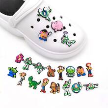 Panini Hiasan Sepatu Bakiak Kartun Toy-Story, Pin Dekorasi Sepatu Karet Lembut yang Dapat Dilepas, Berbagai Desain Karakter Film, Aksesori Dekorasi DIY untuk Sepatu Berlubang - MultiWarna - View 2