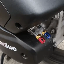 Suku Cadang Modifikasi Sepeda Motor, Selang Pembuangan Filter Udara, Sumbat Kepala Paduan Aluminium, Aksesoris Sepeda Motor, Cocok untuk Semua Jenis Sepeda Motor, Suku Cadang Modifikasi Sepeda Motor CLICK150, Selang Pembuangan Filter Udara Skuter, Pipa Pembuangan Sepeda Motor - A - View 3