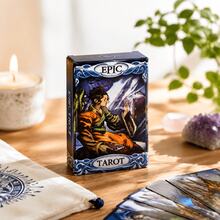 Epic Tarot Magic Book Adventure Elements Mysticism Enthusiast Gathering Party Leisure Entertainment Collectible Cards - Paint Witch - View 5
