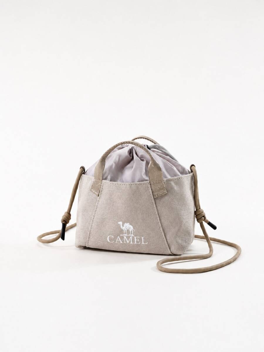 CAMEL CROWN Tas Selempang Ringan Unisex, Ransel Bahu Kasual untuk Kerja & Perjalanan Luar Ruangan - Khaki - View 1