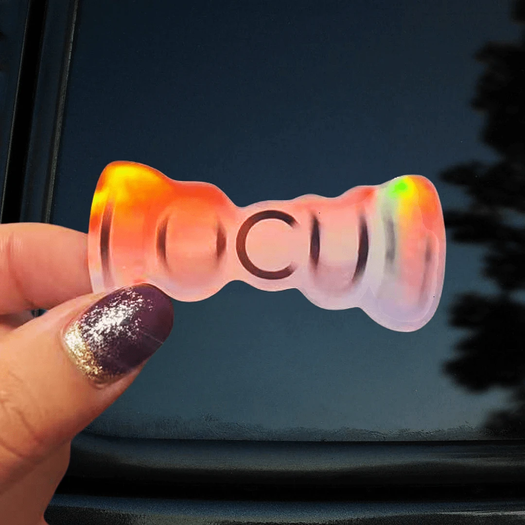 Stiker Kreatif FOCUS Penglihatan Kabur, Stiker Dekoratif Sikap Fokus yang Menyenangkan, Stiker Vinyl Tahan Air - Permukaan Matte Tahan Lama, Stiker Bumper Perekat Diri, Cocok untuk Mobil, Jendela, Laptop, Truk, Botol Minum - Desain Tahan Lama Serbaguna, Stiker Mobil - vinil - View 1