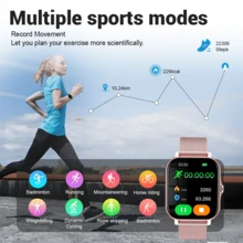 2026 New 1.83-Inch Large Screen Smartwatch, Unisex, Dual Straps, High-Definition Display, Colorful Straps, Message Notifications, Call Answering, Convenient Music Control, Sports Mode, Best New Year Gift - Gold Silicone + Steel - View 3