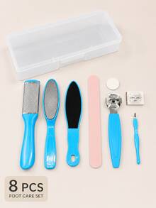 Double-Sided Stainless Steel Foot File, Foot Callus Removal Tool, Metal Foot File For Removing Rough Skin And Dead Skin, Heel Scraper Foot Care Tool, Professional Foot Care Supplies, Suitable For Home Spa, Manicure And Foot Care Accessories - Multicolor - View 8