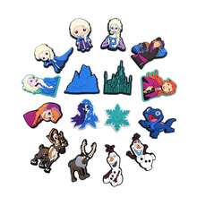Panini Ice Princess Cartoon Shoe Charms, Soft PVC Shoe Decorations, Removable Clogs Sandals Accessories - Multicolor - View 4