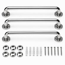 Barra de Apoio Banheiro Aço Inox 60cm com Kit Instalação Fixação - A - Visão 9