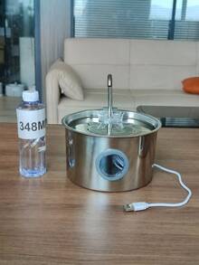 貓咪飲水機（替換濾芯可單獨購買），3.2L不鏽鋼貓咪飲水機，超靜音飲水機貓碗，狗碗，寵物飲水機 - 彩色 - 查看 11