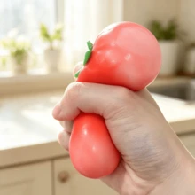 Tachimi قطعة لعب عصرية مبتكرة على شكل فراولة 1 قطعة، لعبة حسية إسفنجية، منتج رائج لتجميع الألعاب، خيار رائع للتفاعلات المشتركة في مجموعات هواة الألعاب، تُشحن عشوائياً - متعدد الألوان - مشاهدة 11
