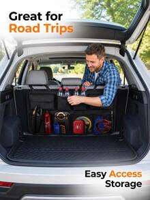 Foldable Car Trunk Organizer Bag, Large Capacity Multi-Functional Storage Organizer, Universal Collapsible Cargo Storage Bag For Car, SUV, Travel & Daily Essentials - Multicolor - View 7