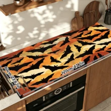 1pc Absorbent Bat Pattern Table Mat, Coffee Machine Mat, Halloween Home Kitchen Dish Drying Mat, Tabletop Protector, Creative Holiday Atmosphere Coaster, Multi-Scenario Kitchen Drain Mat, Multi-Purpose Drying Mat, Home Gift, Desktop Decoration - XYLSD-1003 - View 15