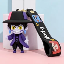 FIFA K-POP Demon Hunter Official Keychain Set, Cute Anime Character Bag Charm (Lumi, Zoe, Mila, Tiger), With Silicone Wrist Strap, Graduation Birthday Gift, Collectible Character Keychain - View 5