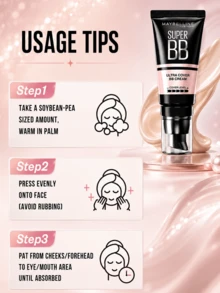 Maybelline 美寶琳 Super Coverage 遮瑕膏 #02 Ivory，30ml，高遮瑕、多效、乳霜質地，打造自然亮白膚色，適合乾性肌膚 - 02象牙色 - 查看 11