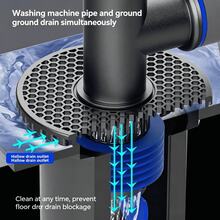 Universal Bathroom Sewer Pipe Three‑Way Connector, Anti‑Backflow Floor Drain Cover, Multi‑Outlet Drainage Joint For Washing Machine & Dryer - Multicolor - View 3