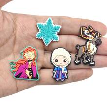 Panini Ice Princess Cartoon Shoe Charms, Soft PVC Shoe Decorations, Removable Clogs Sandals Accessories - Multicolor - View 5